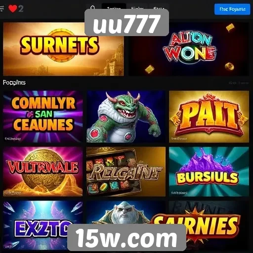 Comparativo entre jogos populares disponíveis no uu777